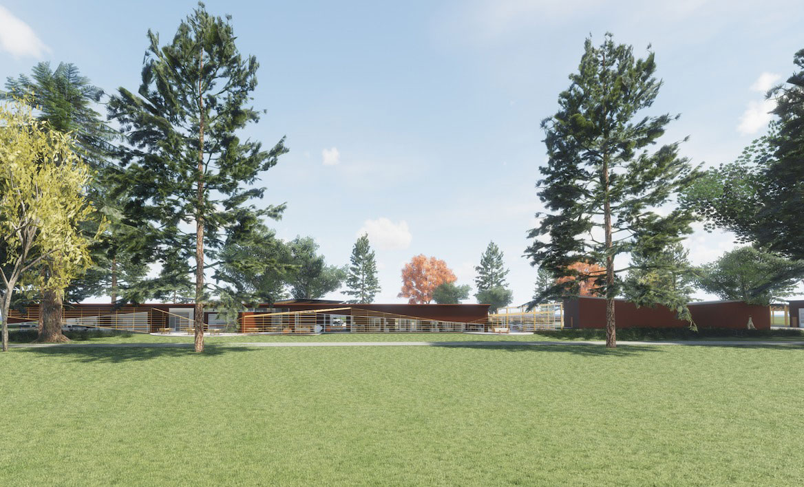Rice Rivers Center research lab rendering