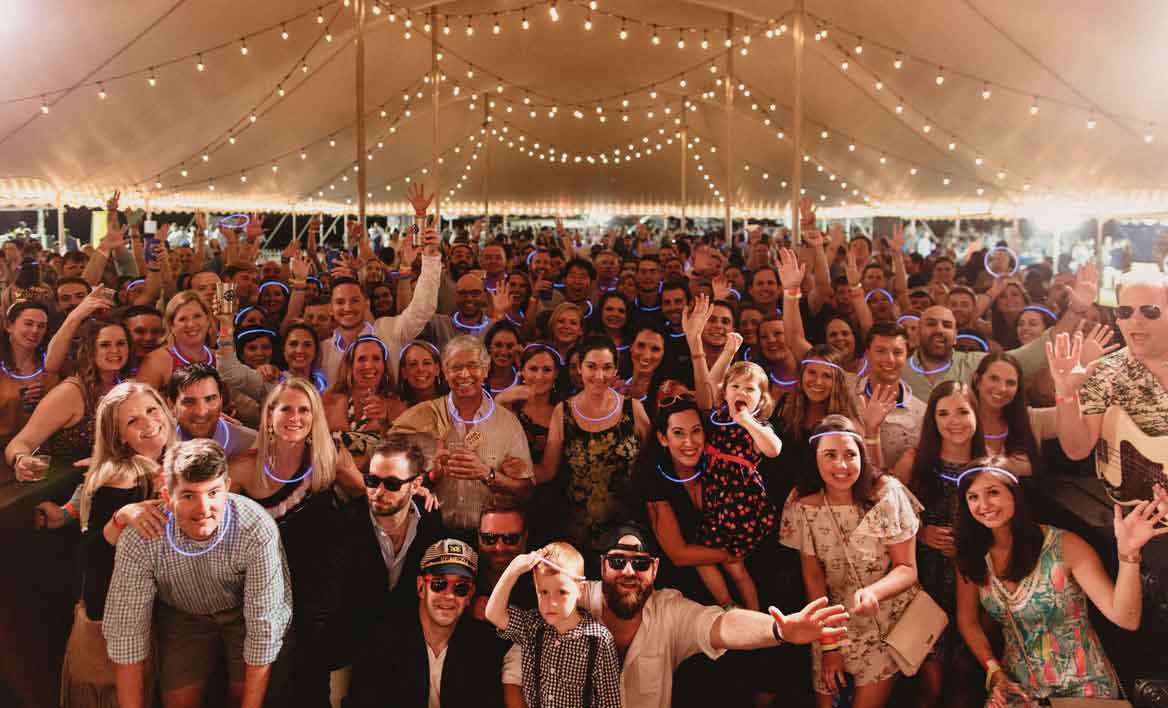 photo of guests at Massey on the River 2018